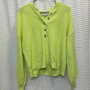 LOFT Henley Pullover Medium